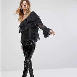 Sacred Heart One Sleeve Blouse